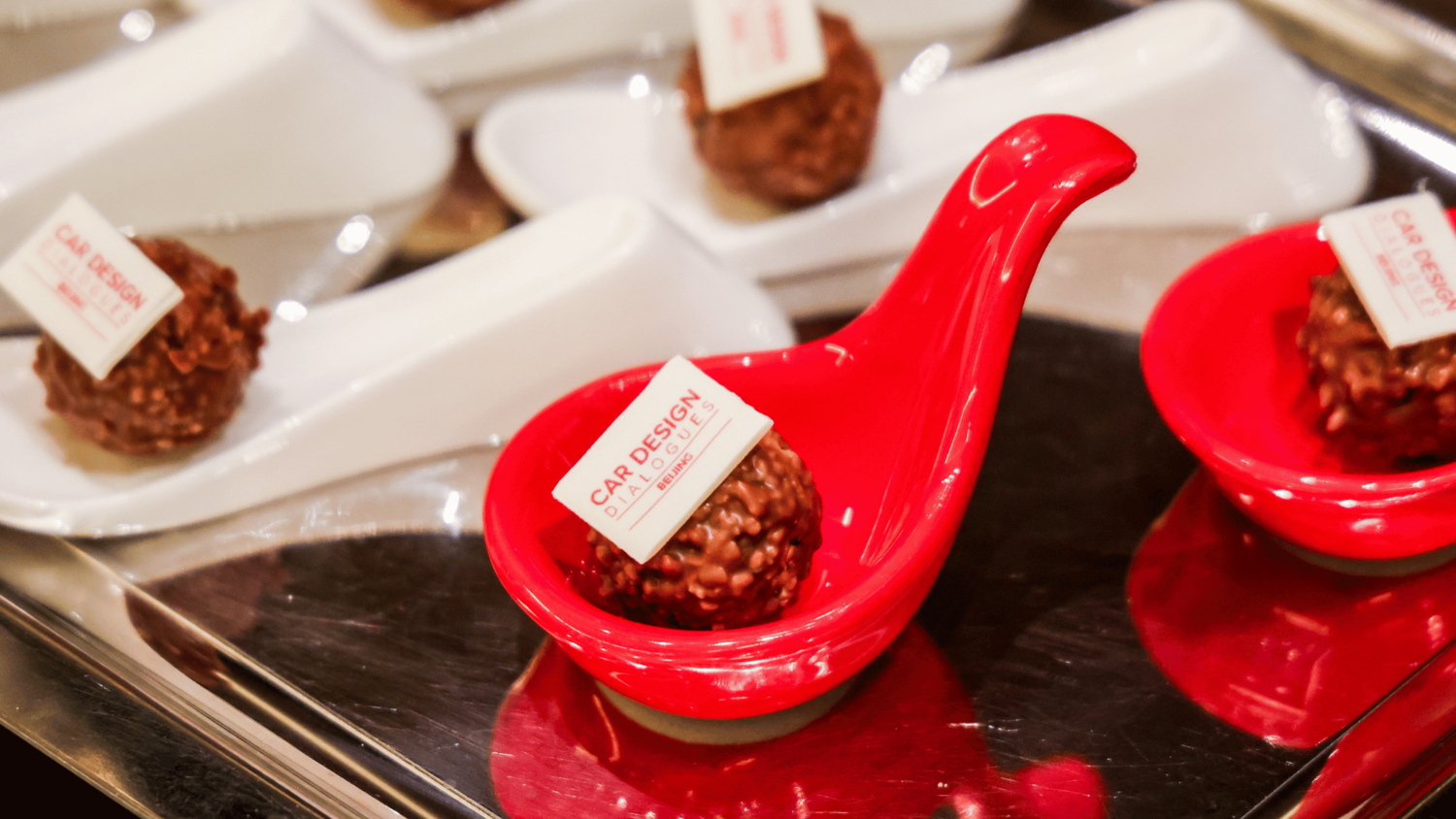 Close up of catering provided at CDD Beijing 2026.