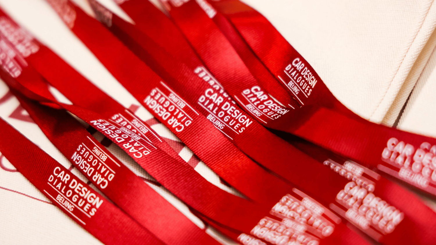 CDD Beijing 2026 branded lanyards.